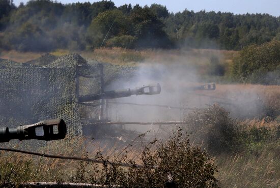 Military exercise in Kaliningrad Region