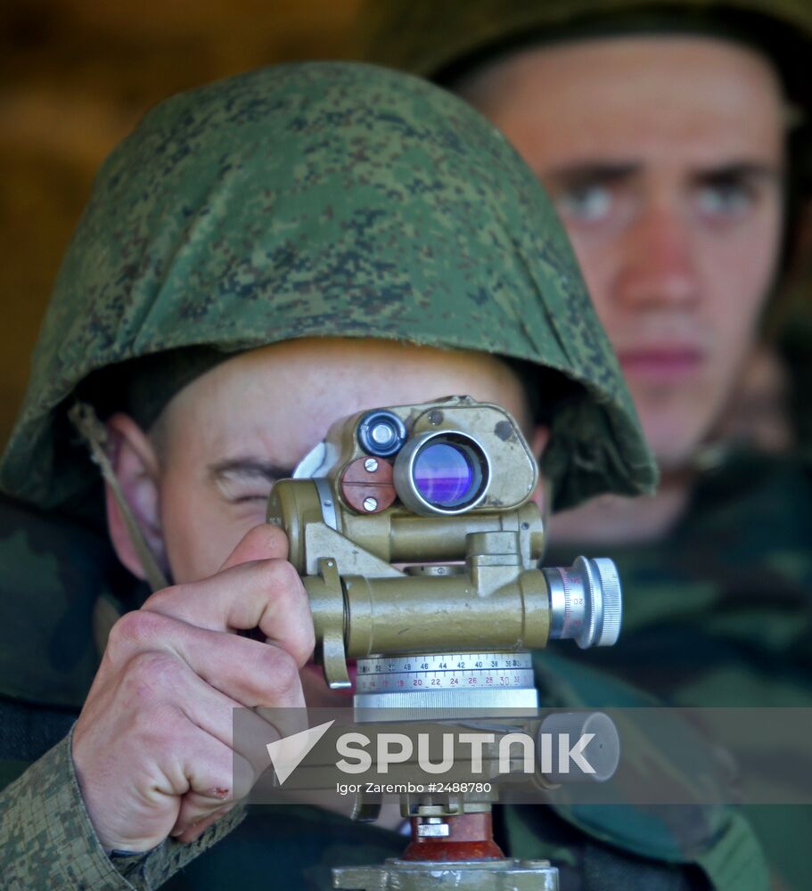 Military exercise in Kaliningrad Region