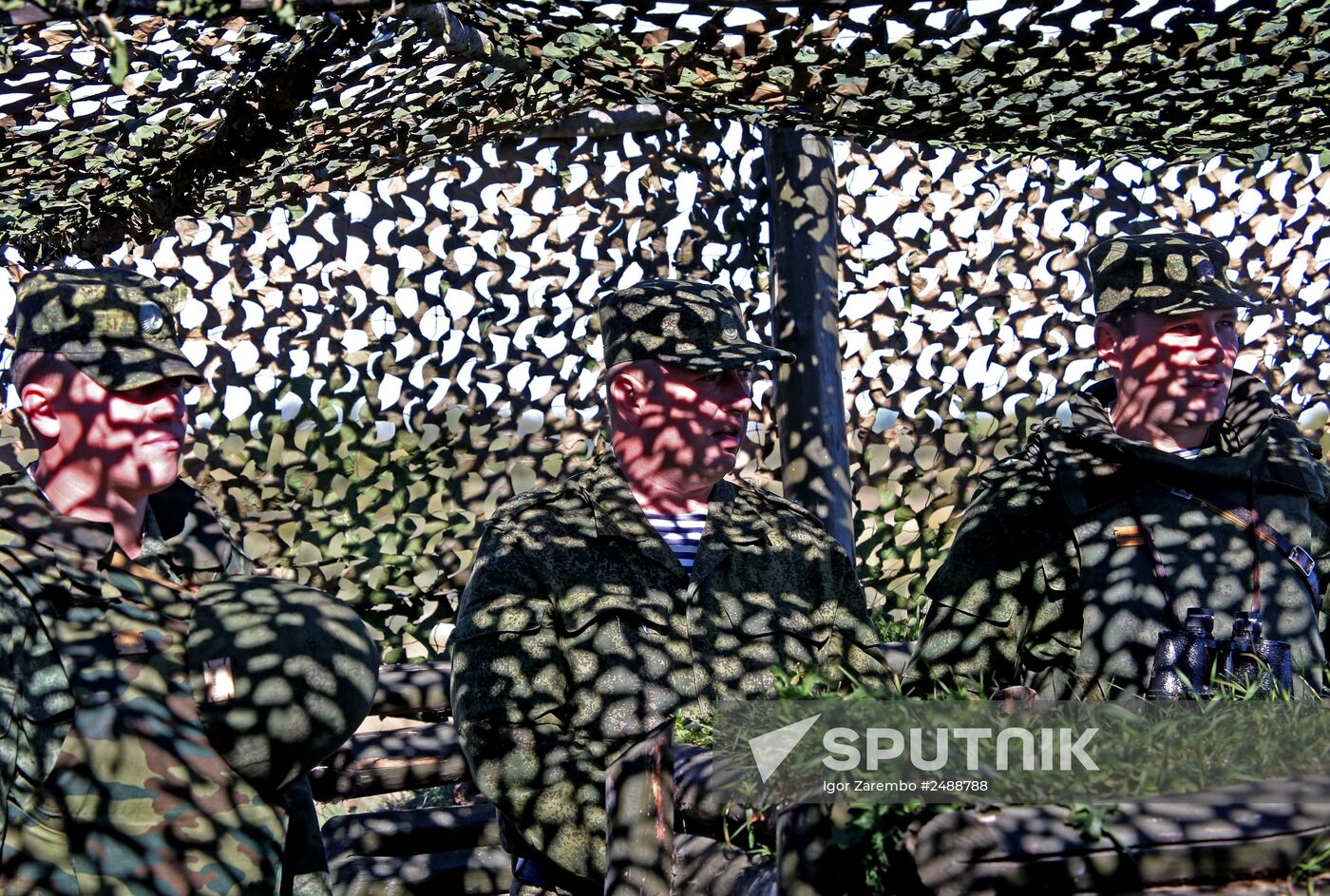 Military exercise in Kaliningrad Region
