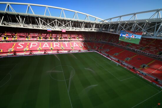 Football. Friendly match Spartak vs. Crvena Zvezda