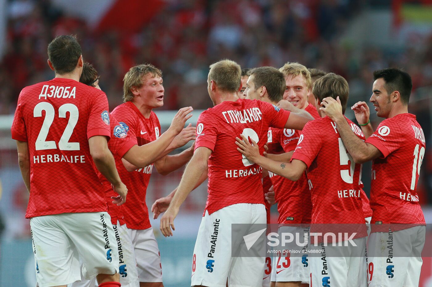 Football. Friendly match Spartak vs. Crvena Zvezda