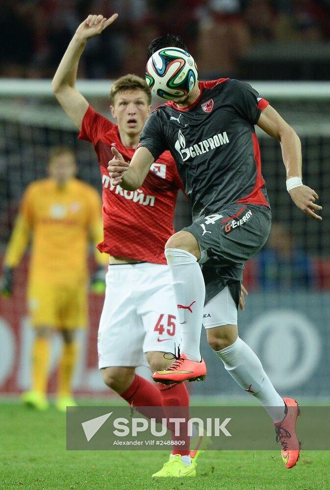 Football. Friendly match Spartak vs. Crvena Zvezda