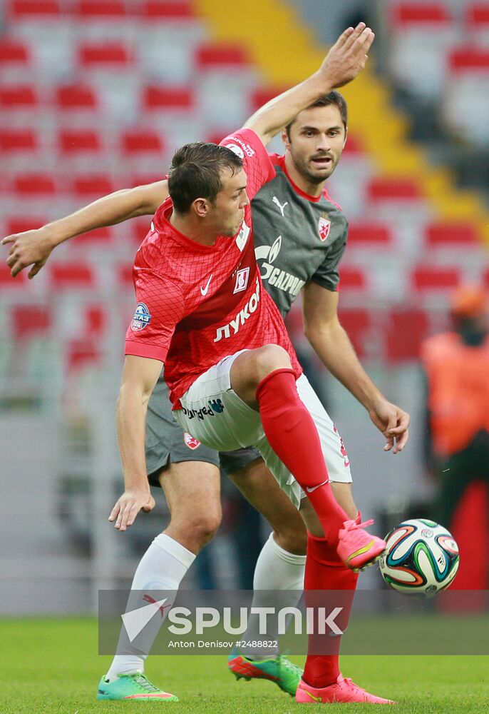 Football. Friendly match Spartak vs. Crvena Zvezda