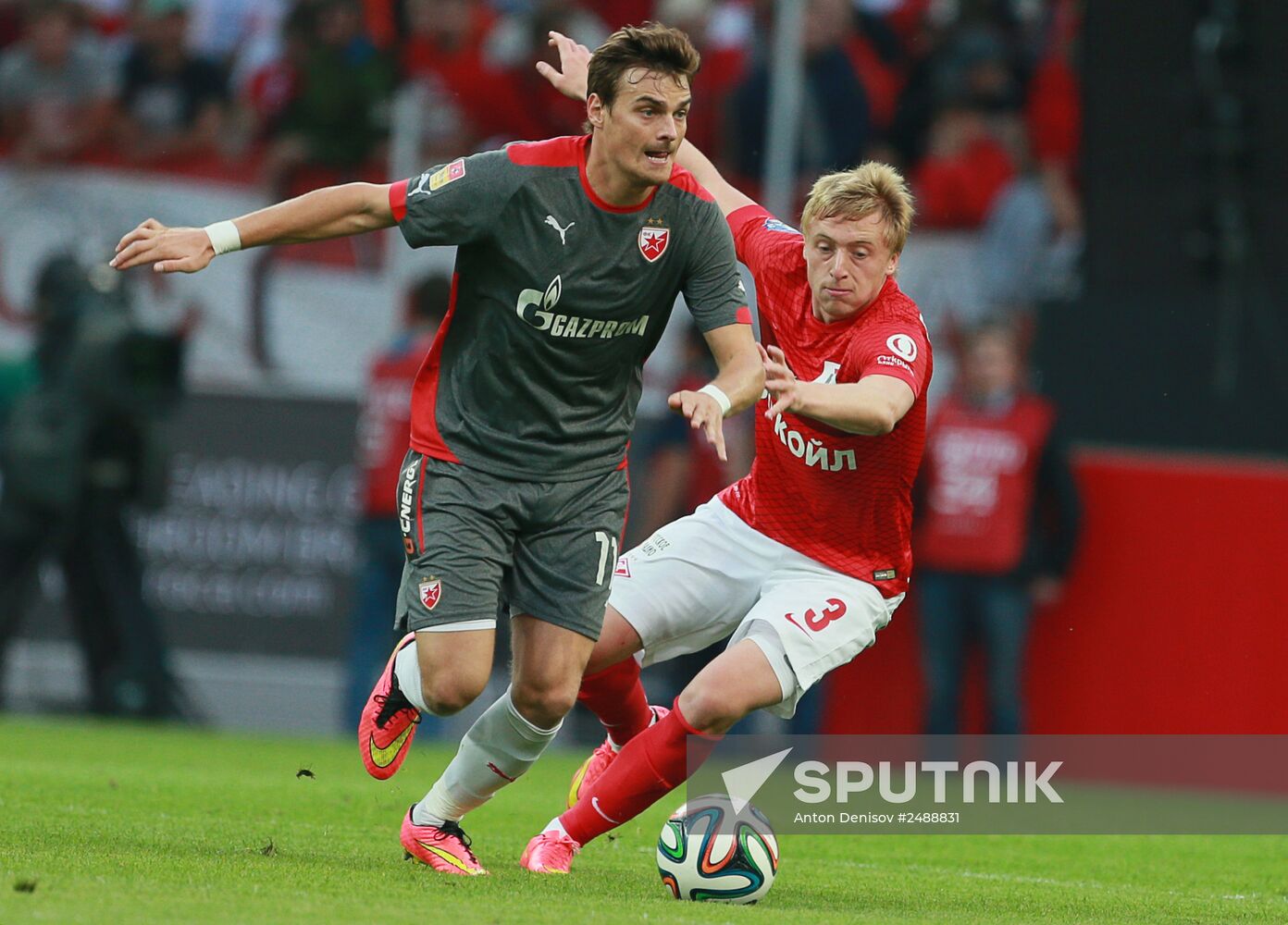 Football. Friendly match Spartak vs. Crvena Zvezda