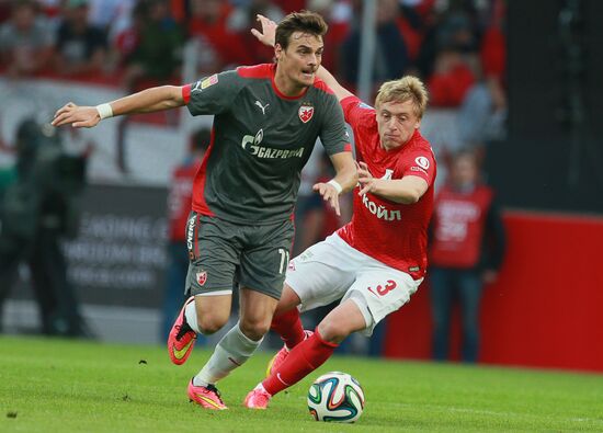 Football. Friendly match Spartak vs. Crvena Zvezda
