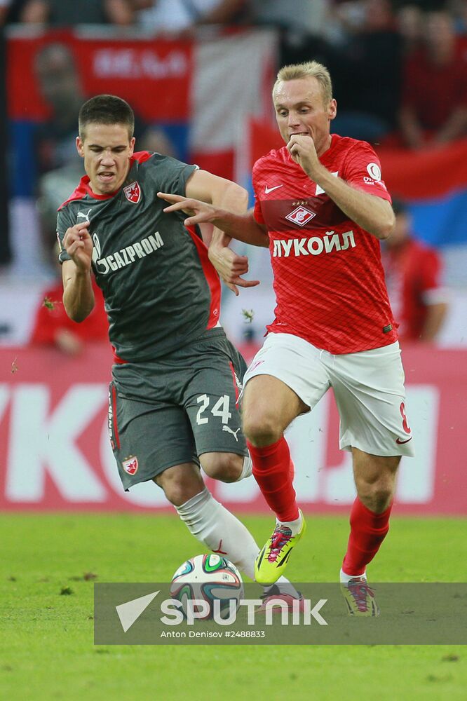 Football. Friendly match Spartak vs. Crvena Zvezda