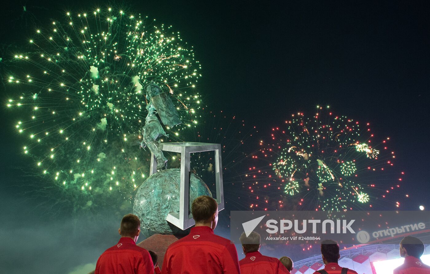 Football. Friendly match Spartak vs. Crvena Zvezda