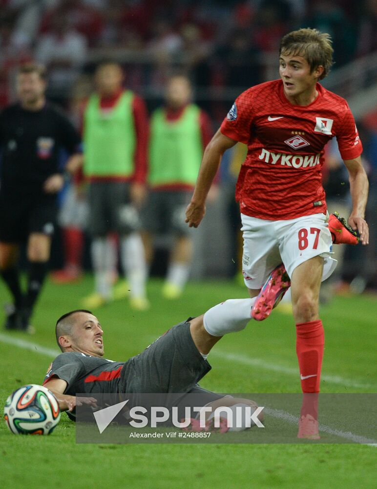 Football. Friendly match Spartak vs. Crvena Zvezda