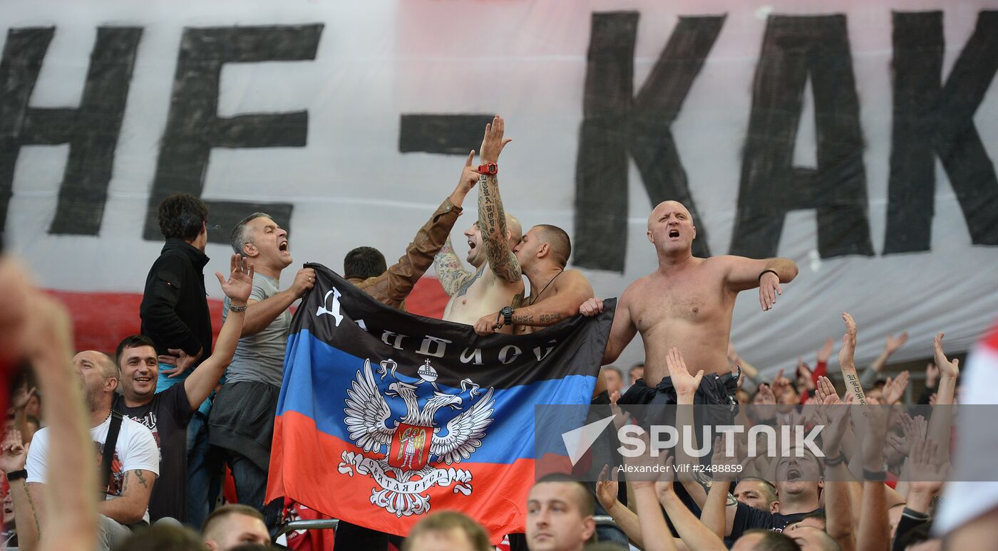 Football. Friendly match Spartak vs. Crvena Zvezda