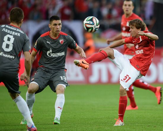 Football. Friendly match Spartak vs. Crvena Zvezda