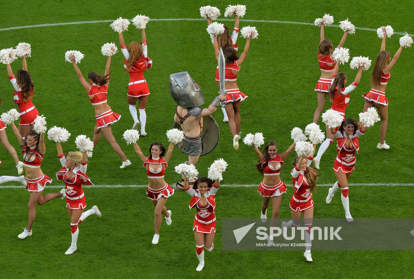 Football. Friendly match Spartak vs. Crvena Zvezda