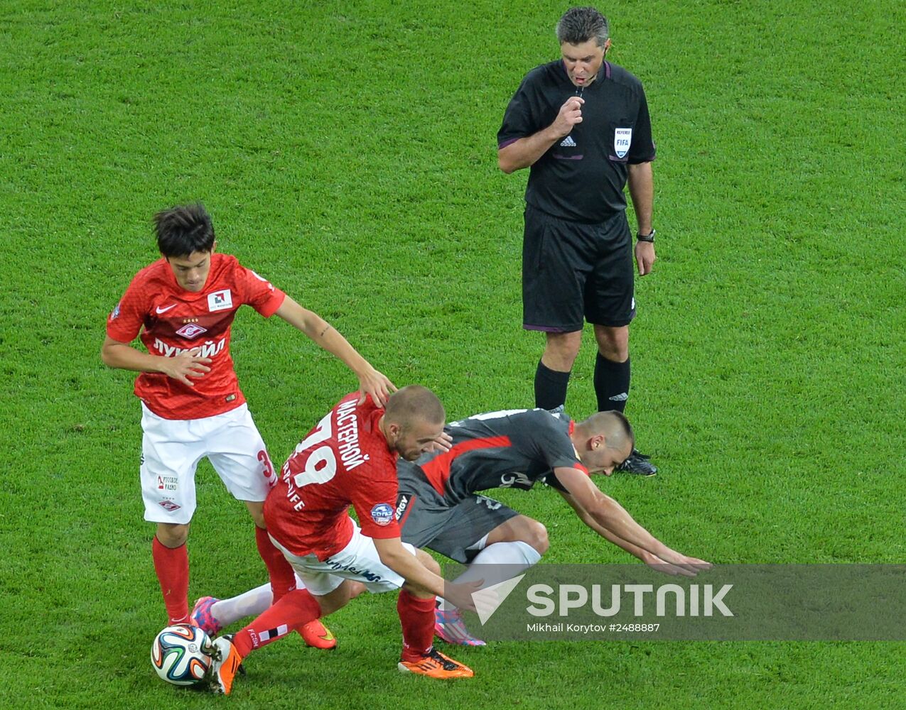 Football. Friendly match Spartak vs. Crvena Zvezda