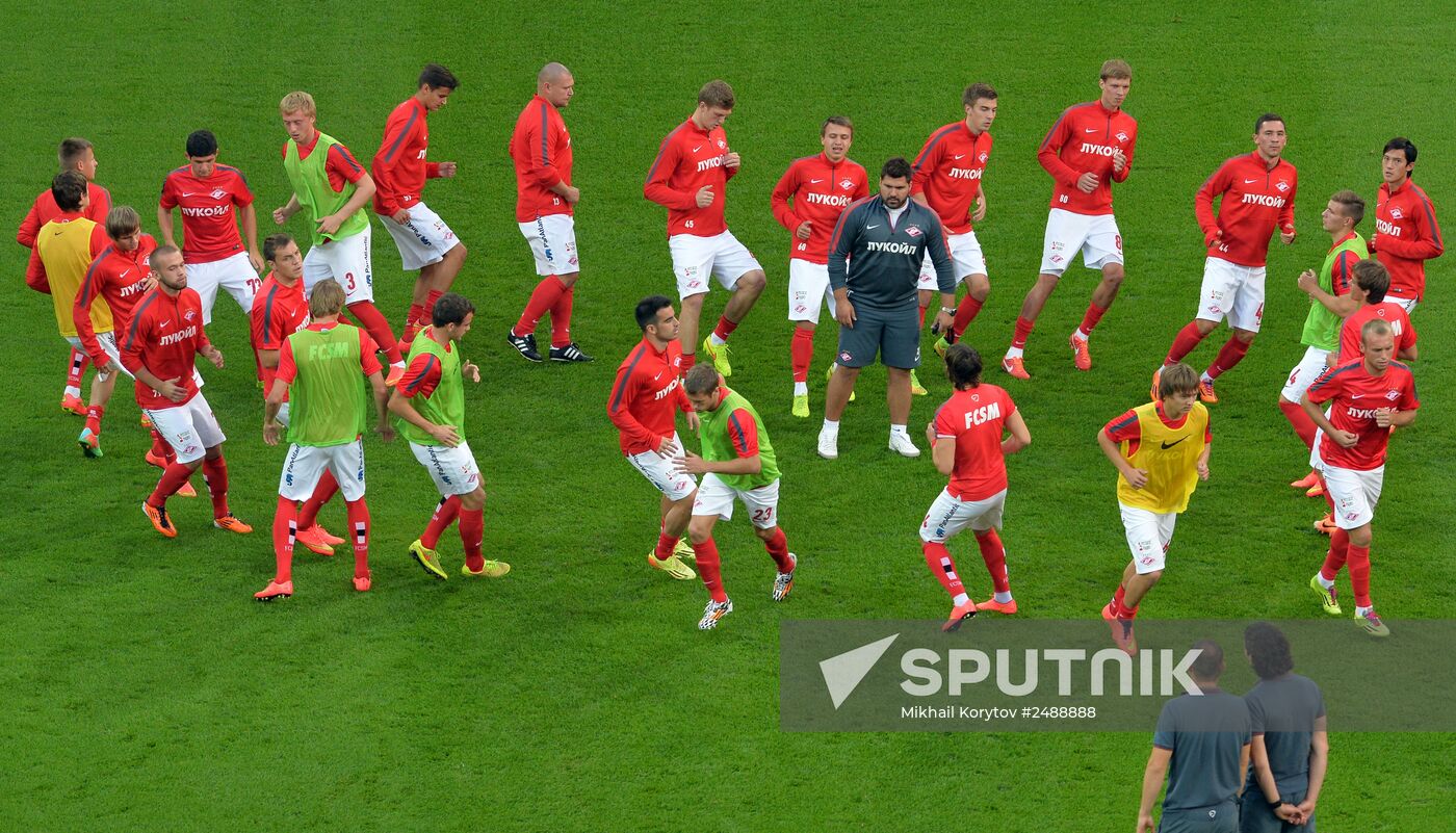 Football. Friendly match Spartak vs. Crvena Zvezda