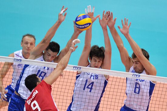 2014 FIVB Volleyball Men's World Championship. Russia vs. Mexico