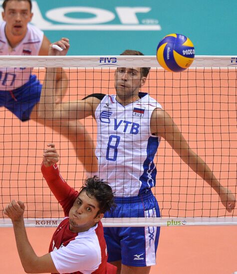2014 FIVB Volleyball Men's World Championship. Russia vs. Mexico