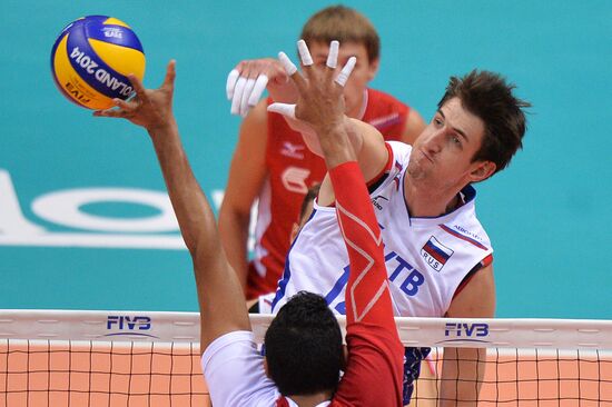 2014 FIVB Volleyball Men's World Championship. Russia vs. Mexico