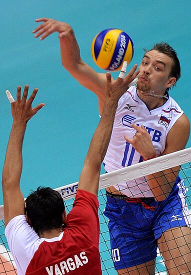 2014 FIVB Volleyball Men's World Championship. Russia vs. Mexico