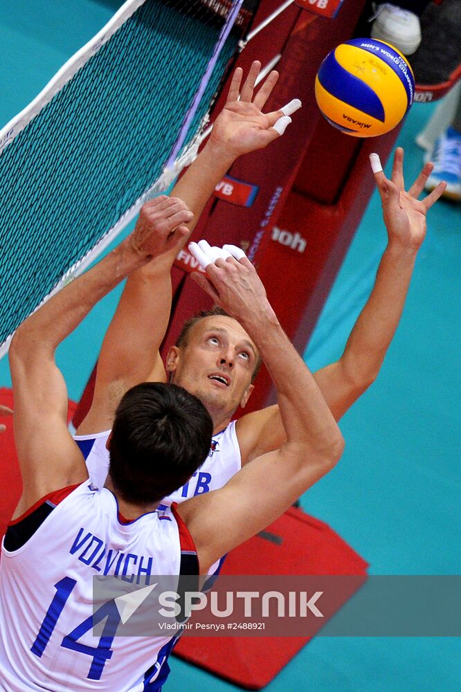 2014 FIVB Volleyball Men's World Championship. Russia vs. Mexico