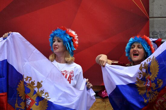 2014 FIVB Volleyball Men's World Championship. Russia vs. Mexico