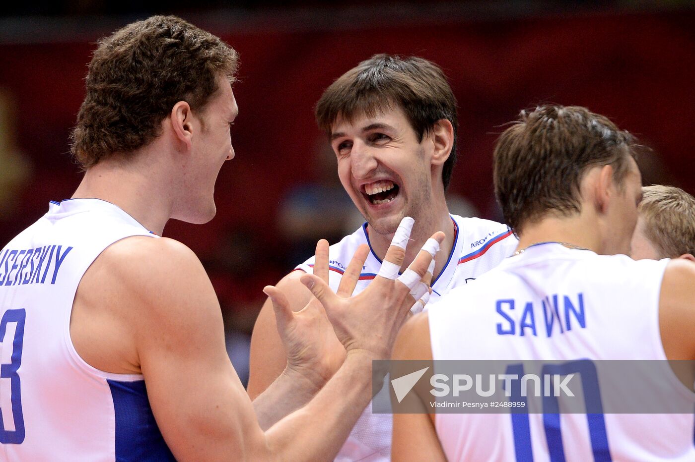 2014 FIVB Volleyball Men's World Championship. Russia vs. Mexico