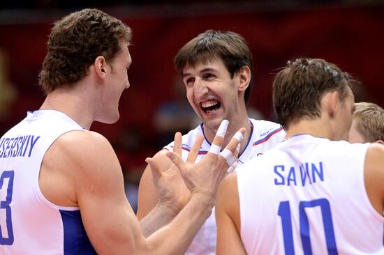 2014 FIVB Volleyball Men's World Championship. Russia vs. Mexico