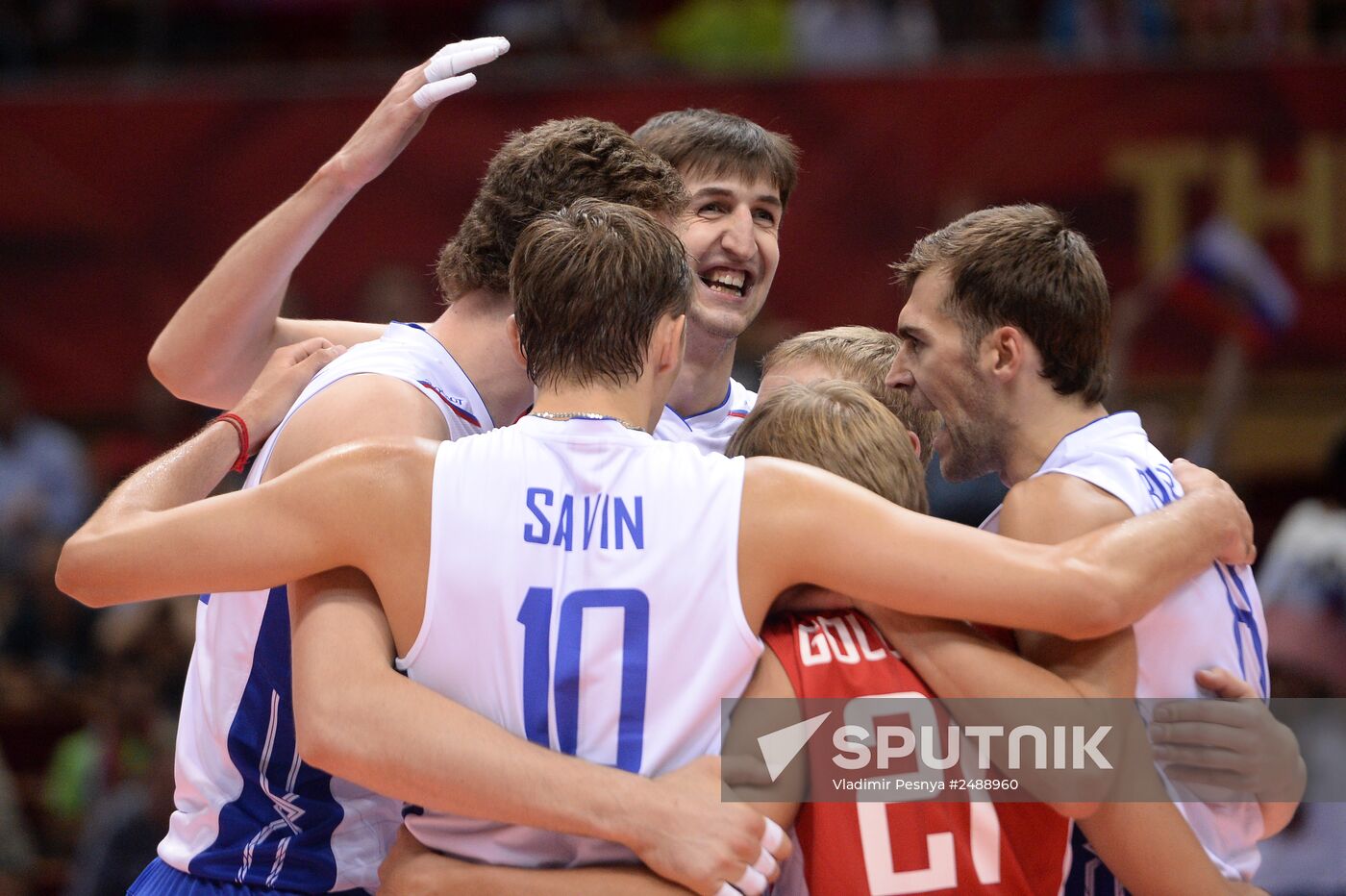 2014 FIVB Volleyball Men's World Championship. Russia vs. Mexico
