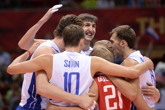 2014 FIVB Volleyball Men's World Championship. Russia vs. Mexico