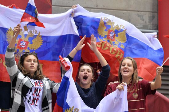 2014 FIVB Volleyball Men's World Championship. Russia vs. Mexico