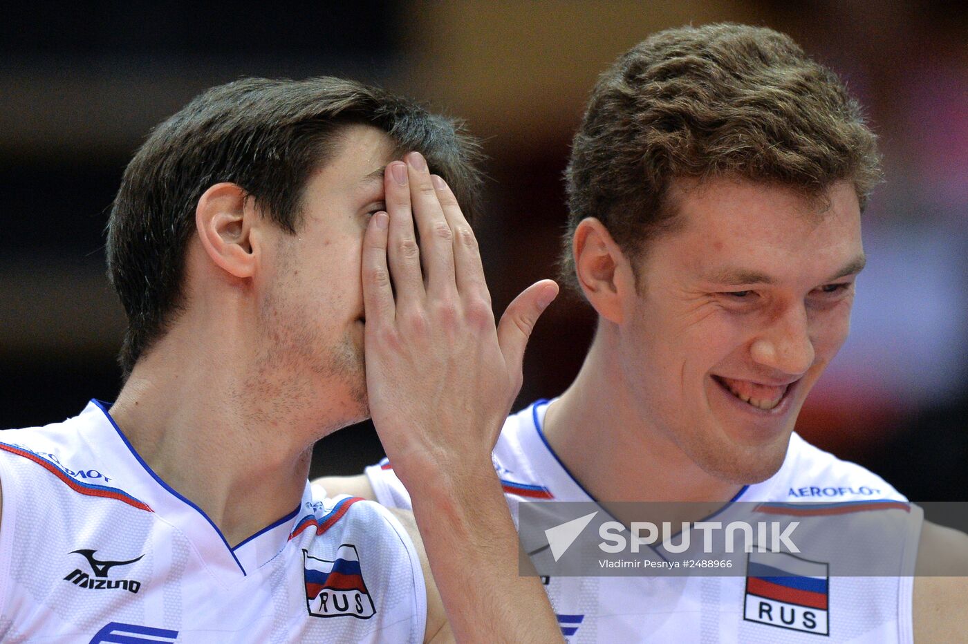 2014 FIVB Volleyball Men's World Championship. Russia vs. Mexico