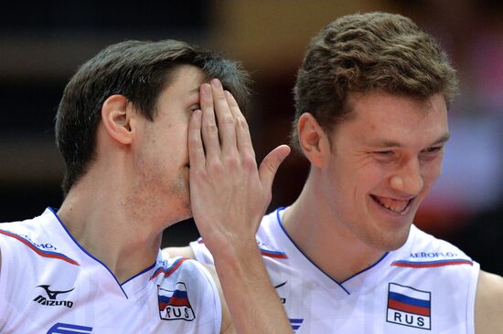 2014 FIVB Volleyball Men's World Championship. Russia vs. Mexico