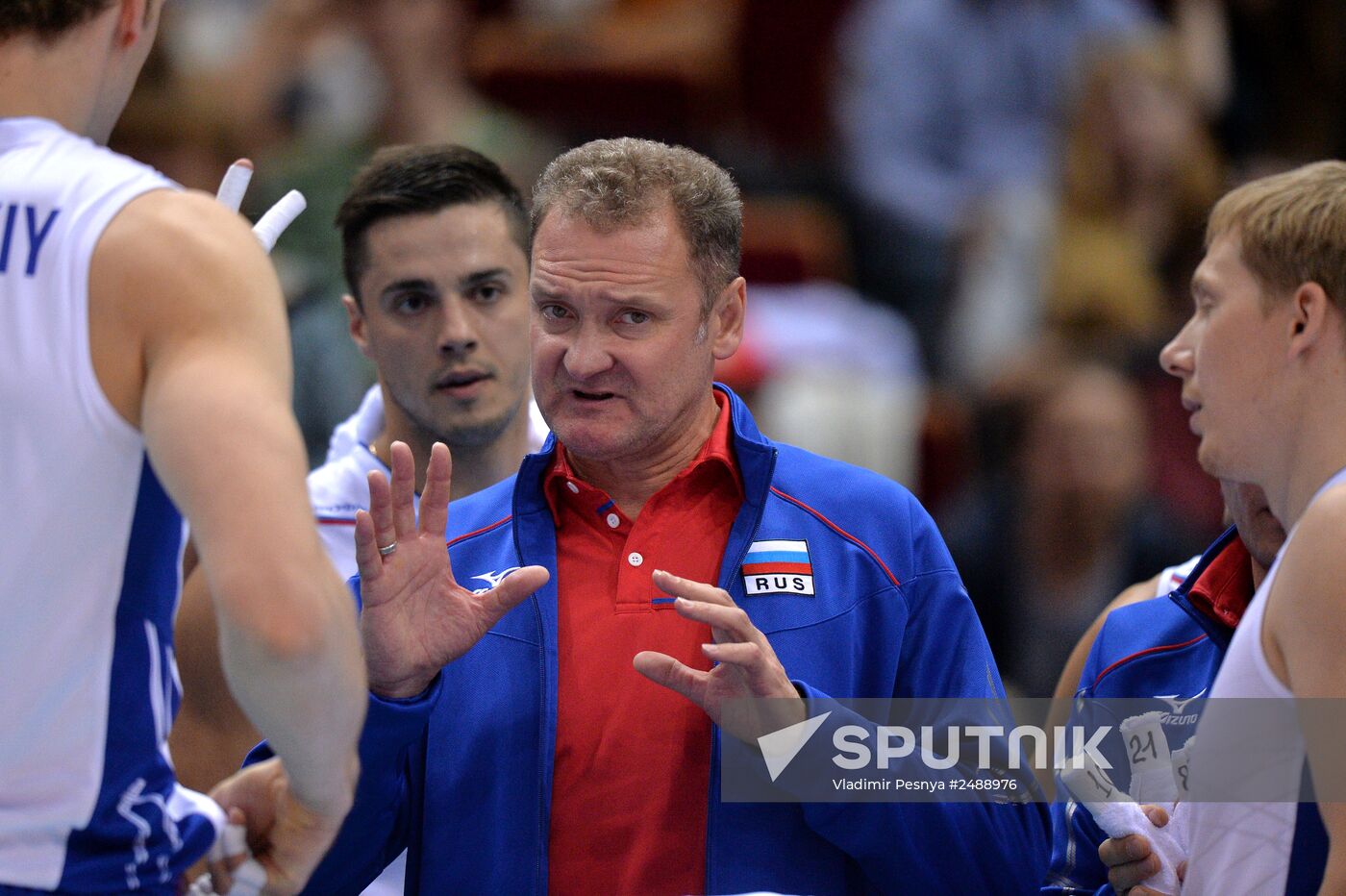 2014 FIVB Volleyball Men's World Championship. Russia vs. Mexico