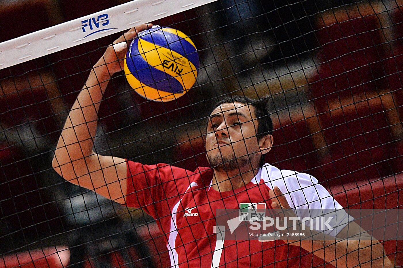 2014 FIVB Volleyball Men's World Championship. Russia vs. Mexico