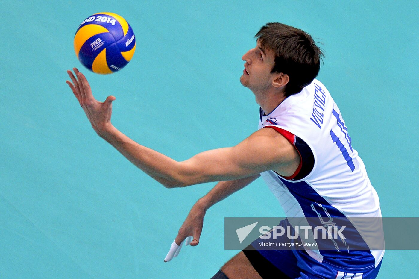 Volleyball. World Championship. Men. Match Russia vs. Mexico