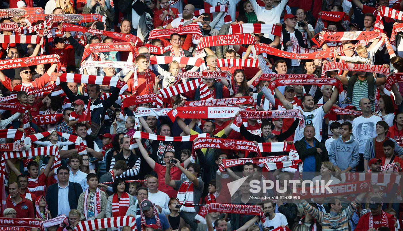 Football. Friendly match Spartak vs. Crvena Zvezda