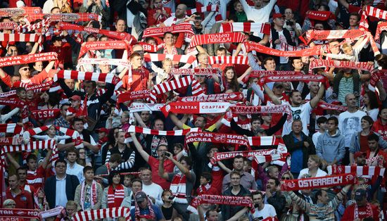 Football. Friendly match Spartak vs. Crvena Zvezda