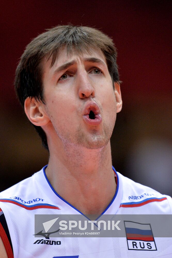 2014 FIVB Volleyball Men's World Championship. Russia vs. Mexico
