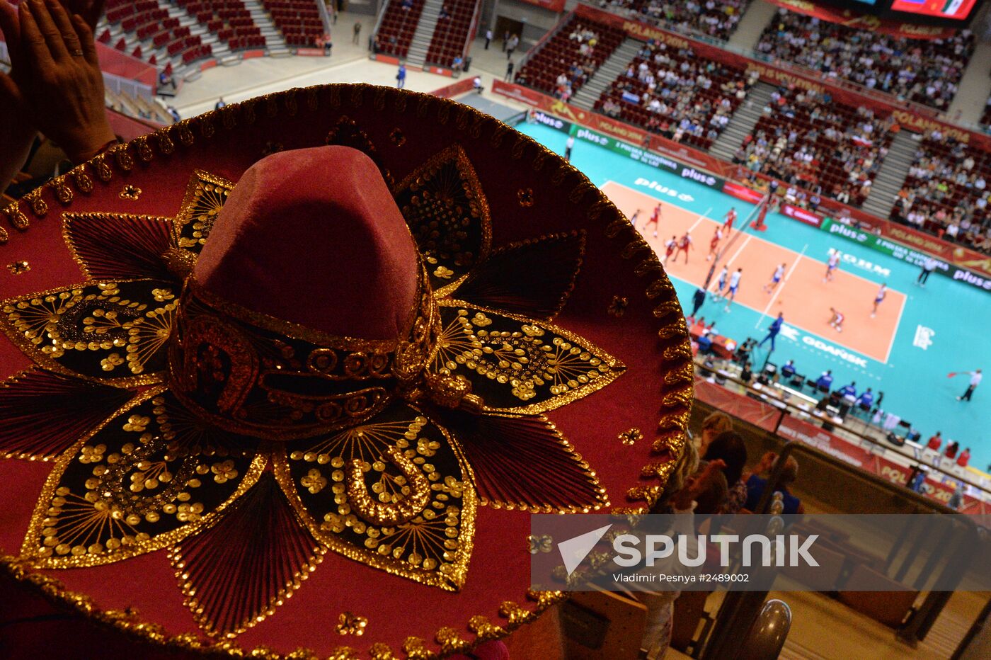2014 FIVB Volleyball Men's World Championship. Russia vs. Mexico