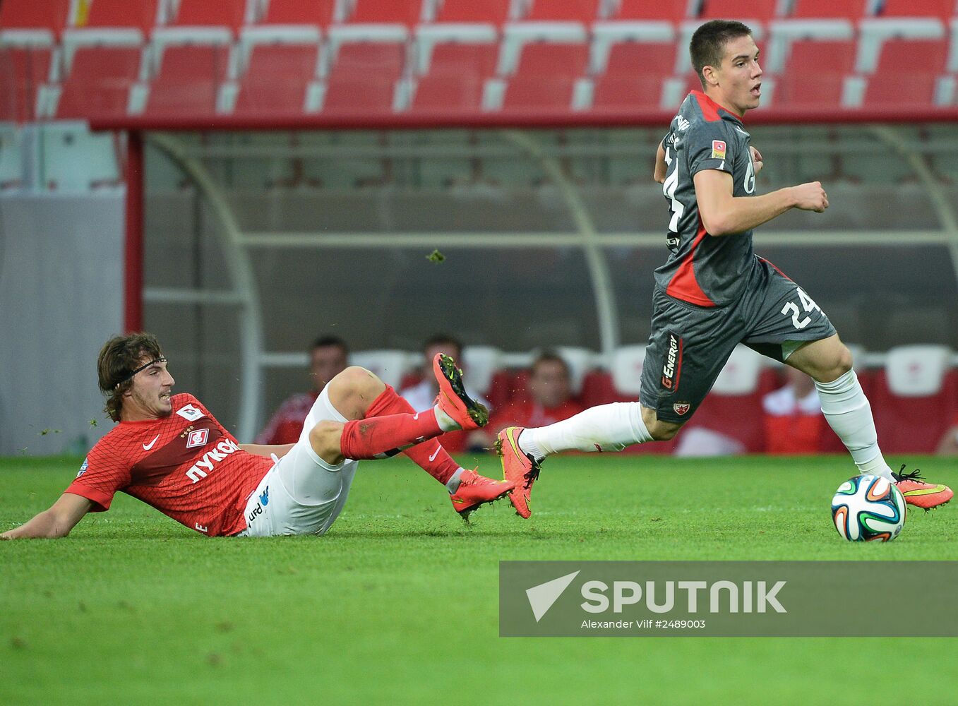 Football. Friendly match Spartak vs. Crvena Zvezda