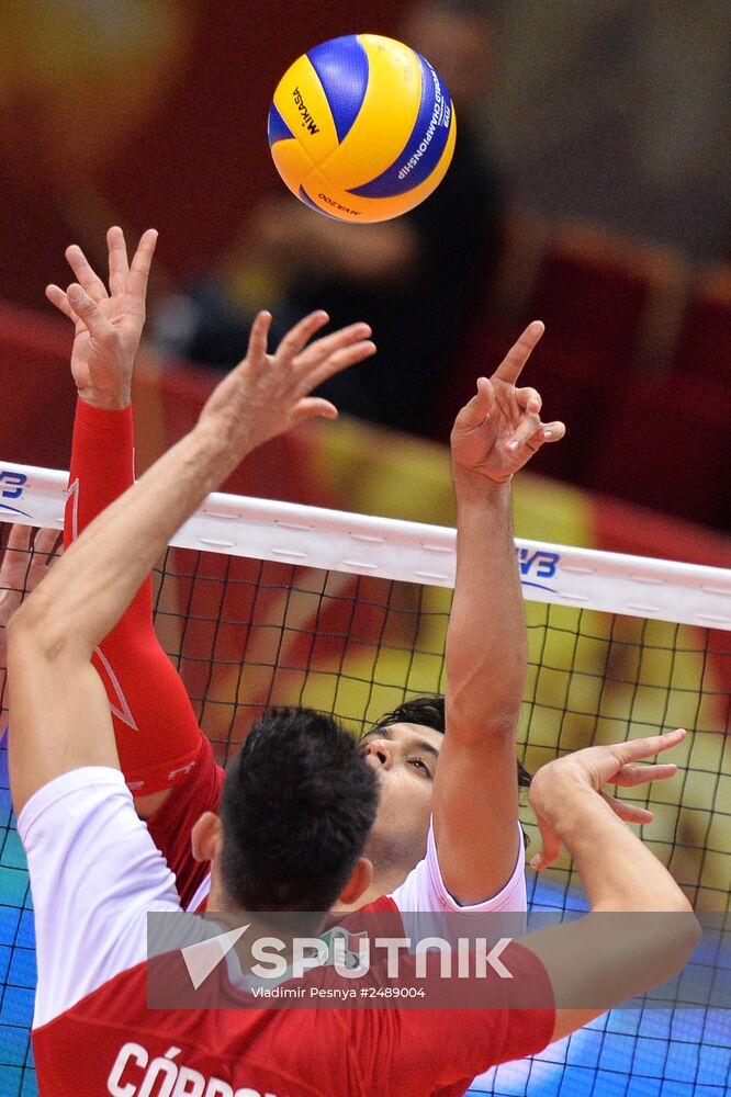 2014 FIVB Volleyball Men's World Championship. Russia vs. Mexico