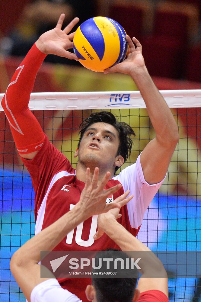 Volleyball. World Championship. Men. Match Russia vs. Mexico