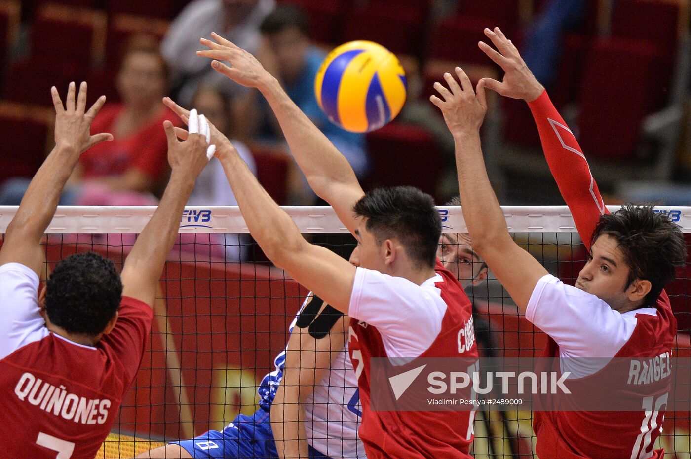 2014 FIVB Volleyball Men's World Championship. Russia vs. Mexico
