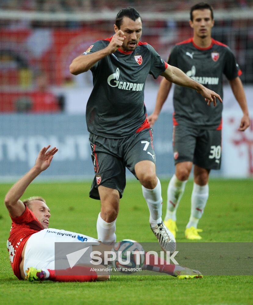 Football. Friendly Match. Spartak vs. Crvena Zvezda