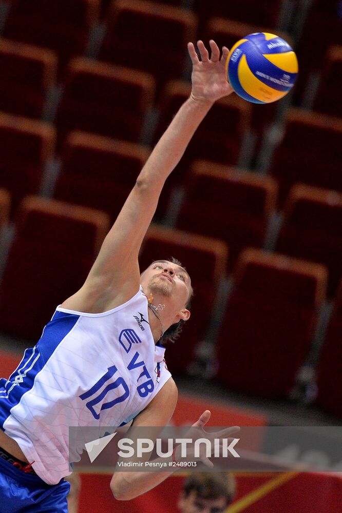 Volleyball. World Championship. Men. Match Russia vs. Mexico