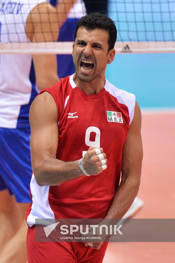 2014 FIVB Volleyball Men's World Championship. Russia vs. Mexico