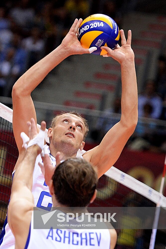 2014 FIVB Volleyball Men's World Championship. Russia vs. Mexico