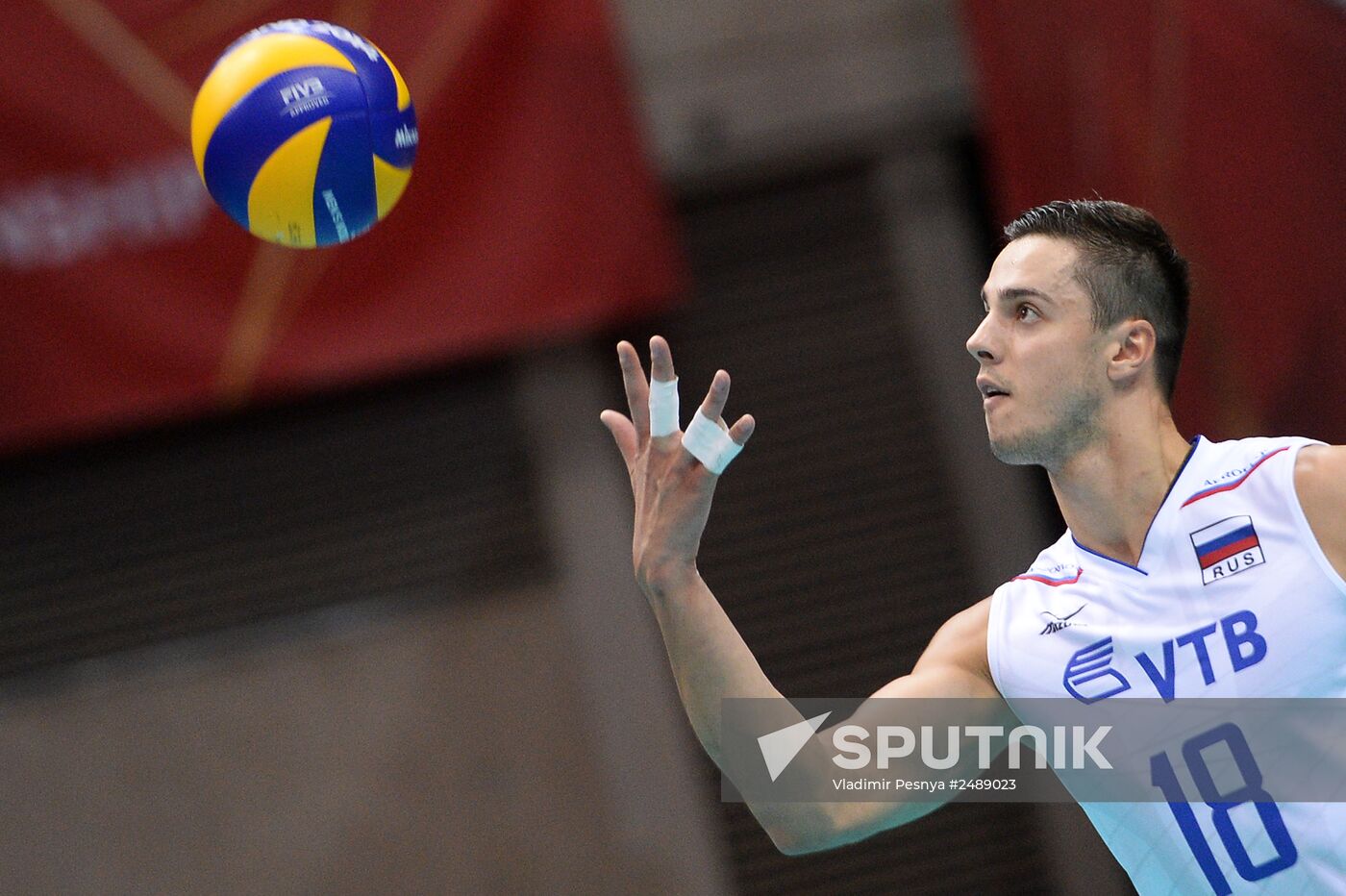 2014 FIVB Volleyball Men's World Championship. Russia vs. Mexico