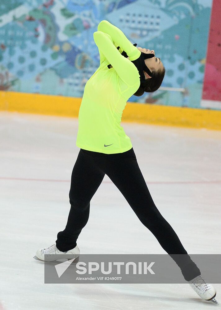 Figure skating. Russian national team's trial runs. Day Two