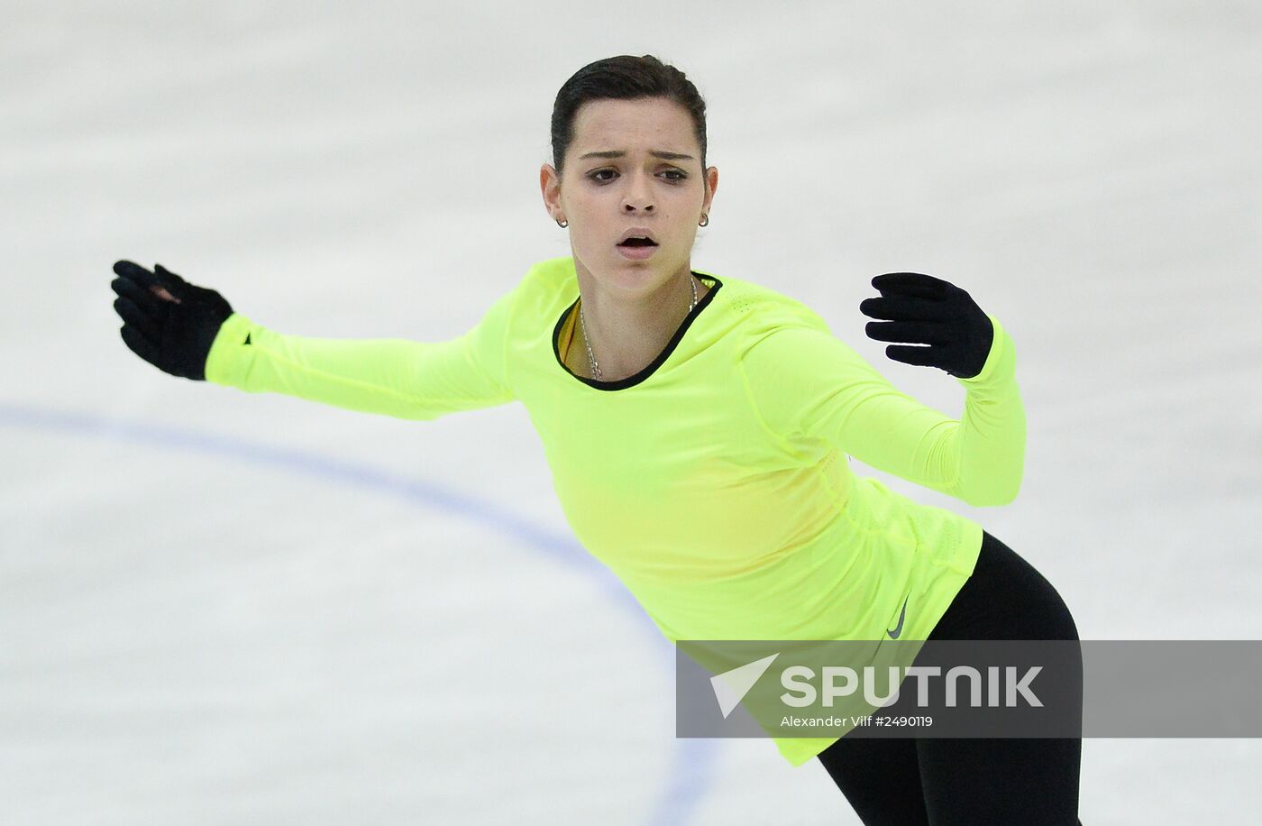 Figure skating. Russian national team's trial runs. Day Two