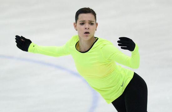 Figure skating. Russian national team's trial runs. Day Two