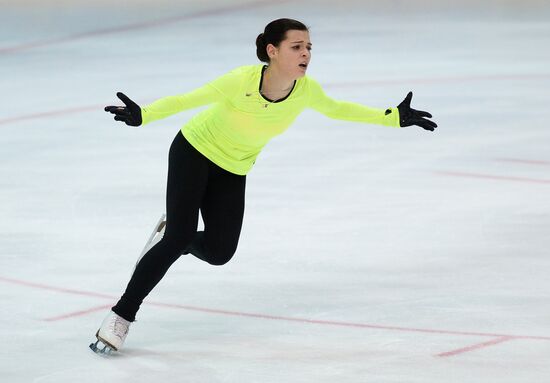 Figure skating. Russian national team's trial runs. Day Two